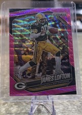 2025 Panini Prizm - James Lofton #149 Pink Flash Prizm - Green Bay Packers