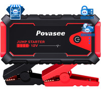 Starthilfe Powerbank 5000A 12V FüR Fahrzeuge Bis 10L Benzin 8L Diesel Mit Led