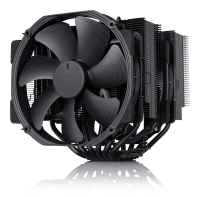 NH-D15 chromax.Black, Dual Tower CPU Ventirad (140mm, Black)