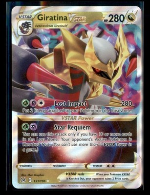 GIRATINA VSTAR 131/196 HOLO ULTRA RARE LOST ORIGIN POKEMON NM