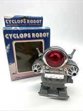 Accoutrements 1995 Cyclops Robot Wind Up Sparking Eye - original box