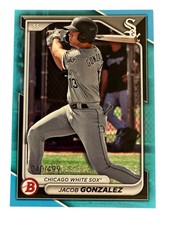 Topps 2024 Bowman Jacob Gonzalez BP-41 Sky Blue Border /499 RC