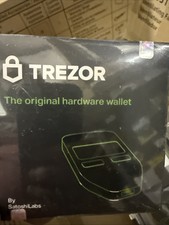 Trezor Hardware Wallet Crypto Wallet, White - SEALED