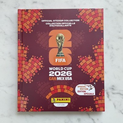 2026 WORLD CUP PANINI HARDCOVER CANADA ALBUM SPECIAL EDITION  