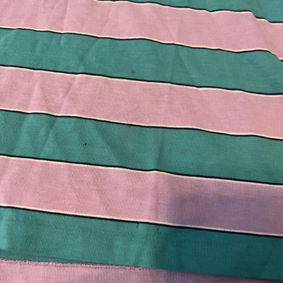 Vintage iZod lacoste striped polo shirt thin soft multicolor size 20 - Image 3 of 4