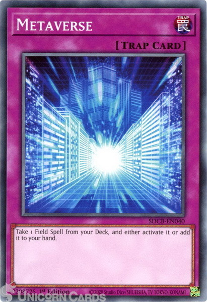 SDCB-EN040 Metaverse :: Common 1st Edition Mint YuGiOh Card