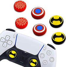 6PCS Thumb Grip Stick Cover, Wireless Controllers Game Remote Joystick Cap, Non-
