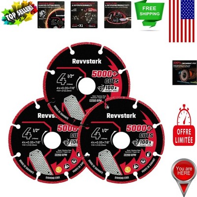 Long-Lasting 4.5'' Diamond Cutting Wheel for Metal - Precise, Durable & Efficient