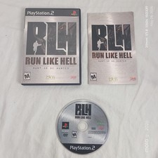 RLH: Run Like Hell (Sony PlayStation 2 PS2, 2002) COMPLETE CIB Black Label 
