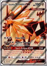 Dusk Mane Necrozma GX (Full Art) Ultra Rare SM - Ultra Prism 145/156 NM on eBay