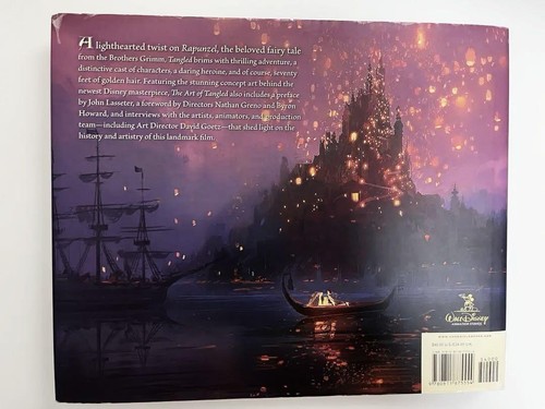 The Art of Disney Tangled Rapunzel Book Jeff Kurtti 1st Ed - Picture 2 of 4