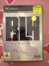 Run Like Hell Hunt or Be Hunted RLH Original Xbox Game with Manual PAL