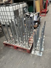adjustable base jack used for scaffolding and temporary support structures.