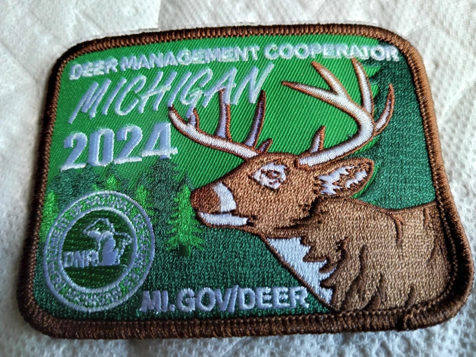 2024 & 2025 MICHIGAN SUCCESSFUL DNR DEER HUNTING PATCHES - BEAR - TURKEY - ELK - Image 4 of 4