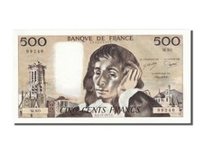 [#100045] Banknote, France, 500 Francs, 500 F 1968-1993   Pascal  , 1977, 1977-1