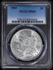 1903-P Morgan Silver Dollar PCGS MS 65