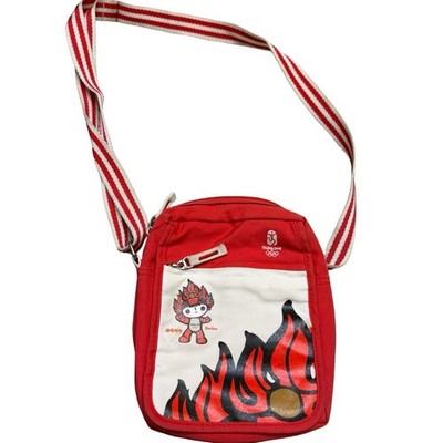    Beijing 2008 Olympic Huahuan Flame Crossbody Bag One Size   