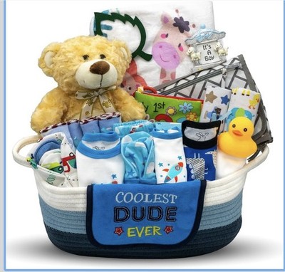 Bundle of Joy Deluxe New Baby Boy Gift Set | Baby Essentials for Expecting Moms