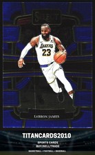 LeBron James 2023-24 Panini Select Blue Concourse Los Angeles Lakers #66