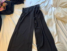 CIDER Black Dress Pants w/ Grommet Accents Zip Closure Women’s Regular M