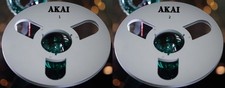 One Pair 10.5'' silvery AKAI Tape reel High Quality Aluminum Take Up Reel