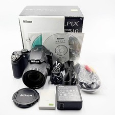 Nikon COOLPIX P510 Schwarz Kompakt Digitalkamera Top Zustand