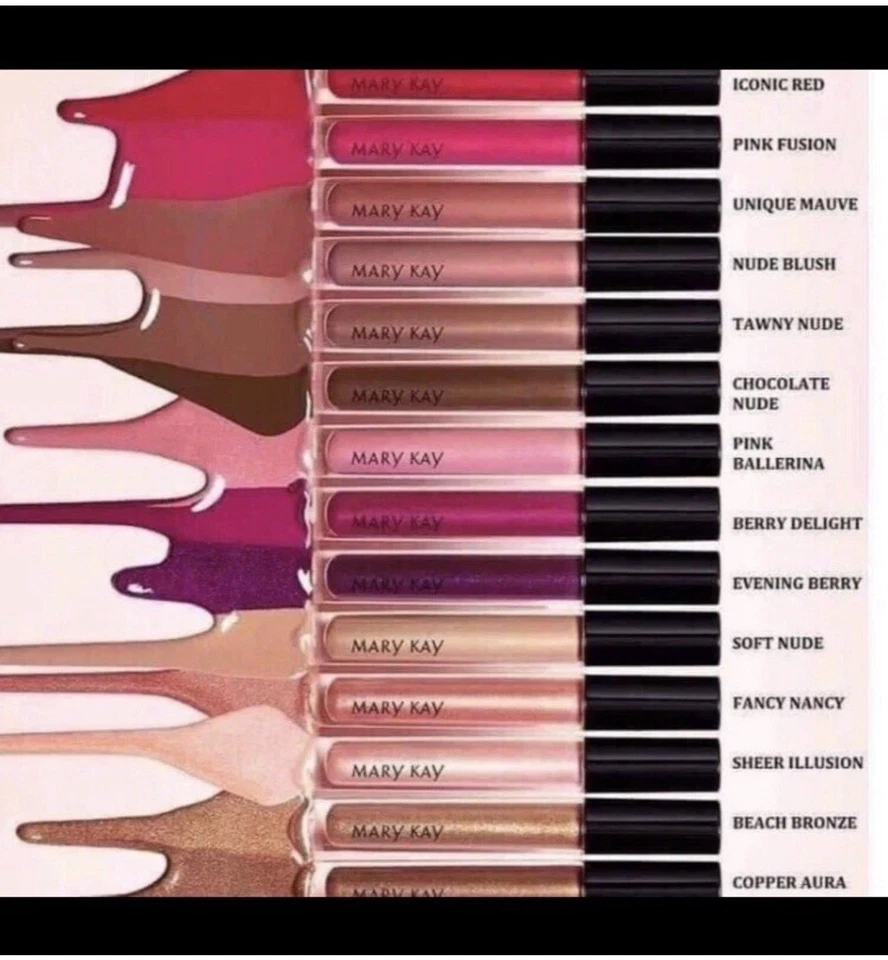 Nuevo brillo de labios Mary Kay ilimitado único malva .13 fl oz Foto 2 de 2