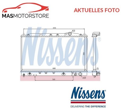 KÜHLER WASSERKÜHLER MOTORKÜHLER NISSENS 62865 P NEU OE QUALITÄT