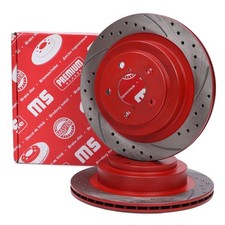 2x Bremsscheibe hinten für SUBARU IMPREZA (GG, GD, GE, GV), LEGACY IV, OUTBACK