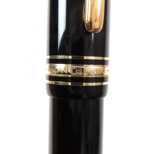 Pluma Estilográfica Montblanc Meisterstück 149 Nuevo en Caja 14K Ef Estrella Blanca Negra Dorada Hecha en - Imagen 8 de 10