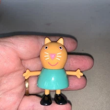 2003 Candy Cat 2.25" Jazwares Action Figure Peppa Pig PBS Sprout Nick Jr 