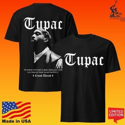 Crunk Thread Tupac Grayscale 2026 Unisex T-shirt