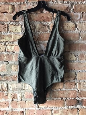 Atmosphere Dark Olive One Piece Swimsuit 8
