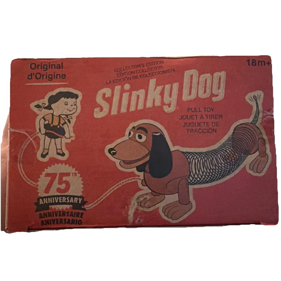 Juguete original Slinky Dog 75 aniversario edición coleccionista nuevo en caja Foto 4 de 4