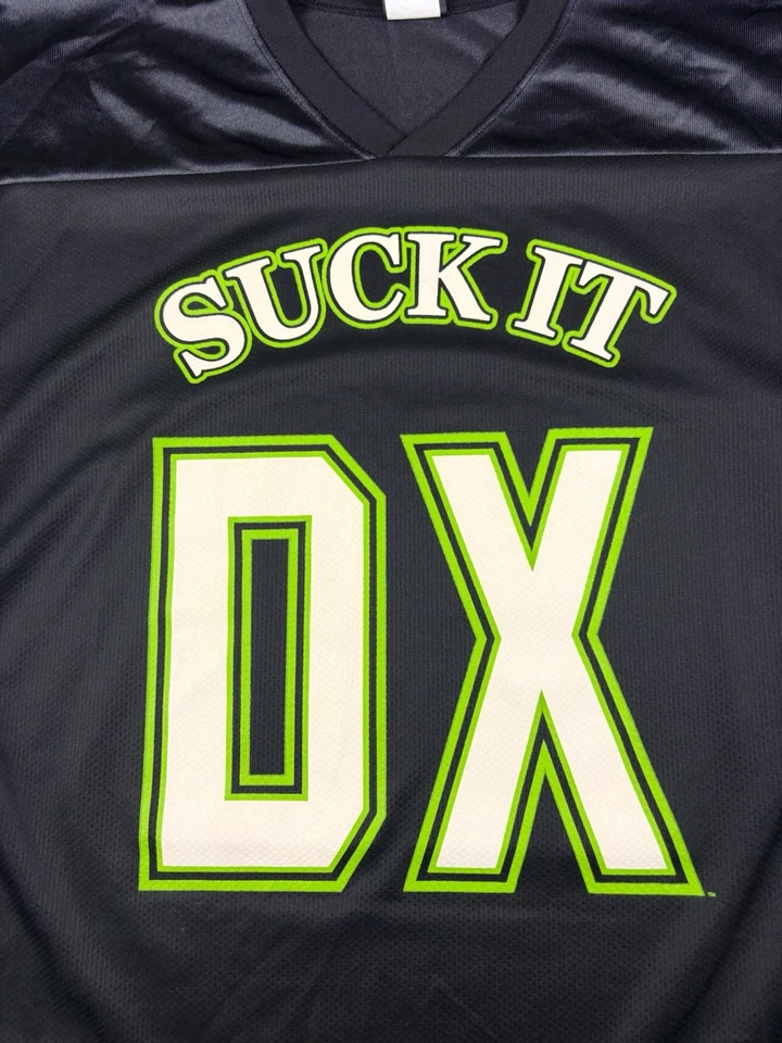Vintage D-Generation X Suck It Jersey Size Medium Black WWE Wrestling Custom - Image 2 of 4