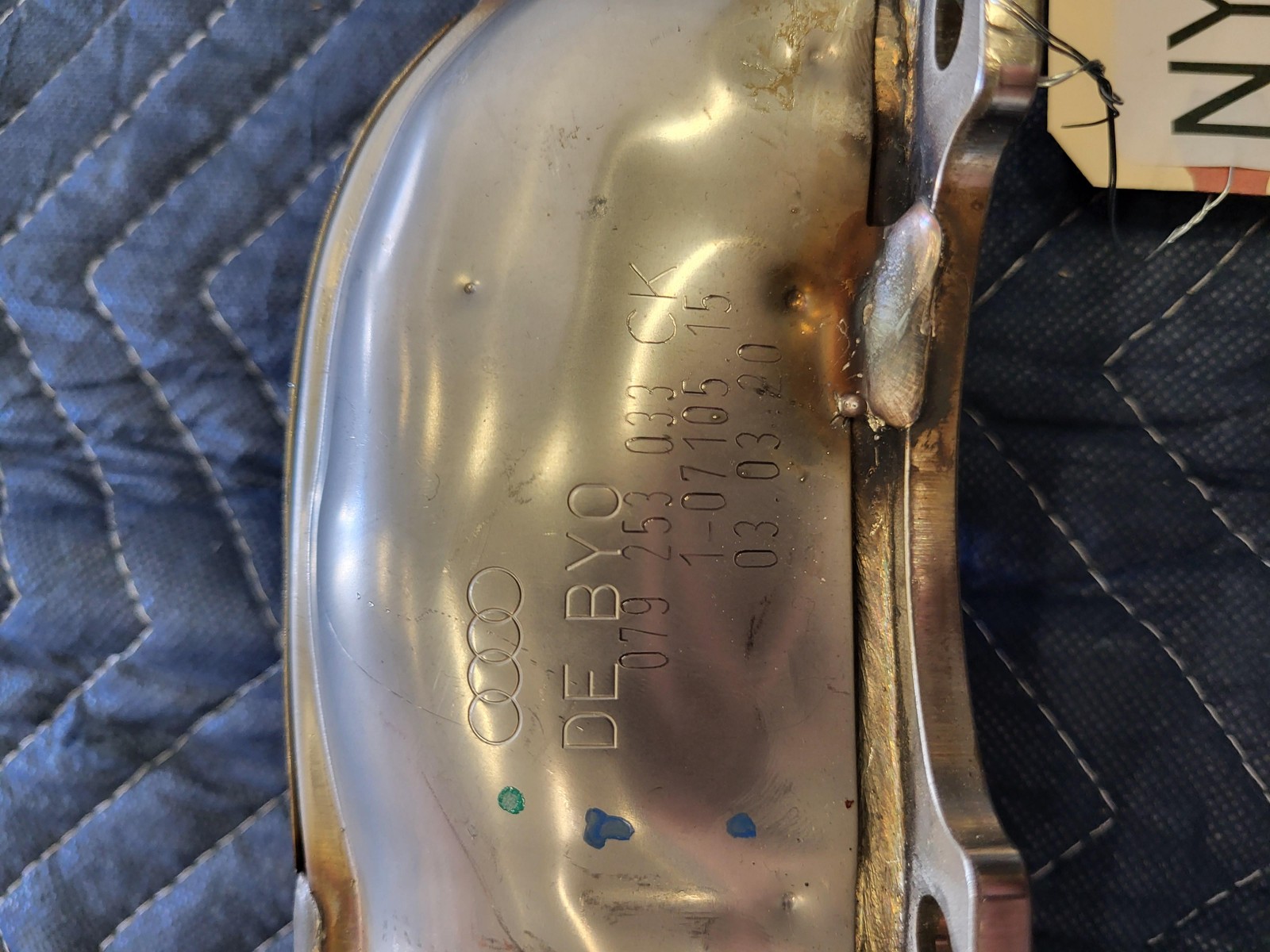 2013-2017 Bentley Continental Left Driver Exhaust Manifold 4.0L NEW 079253033CK