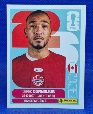 2026 Panini FIFA World Cup Sticker Derek Cornelius #CAN 7 - Canada