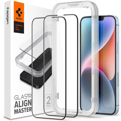 2x Schutzglas für iPhone 17e/16e/14/13/13 Pro Spigen Displayschutzglas Hartglas