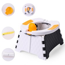 Travel Potty for Toddlers - Portable Toilet Training Chair with 30 Bags