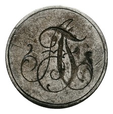 Kaiserreich 1 Mark o.J. G Kuriosum Gewicht: 4,79/900