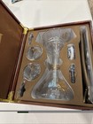 ALFAKHER 15”tall Clear Glass Hookah Shisha Set In WoodenCase Extra Hose New — photo 3