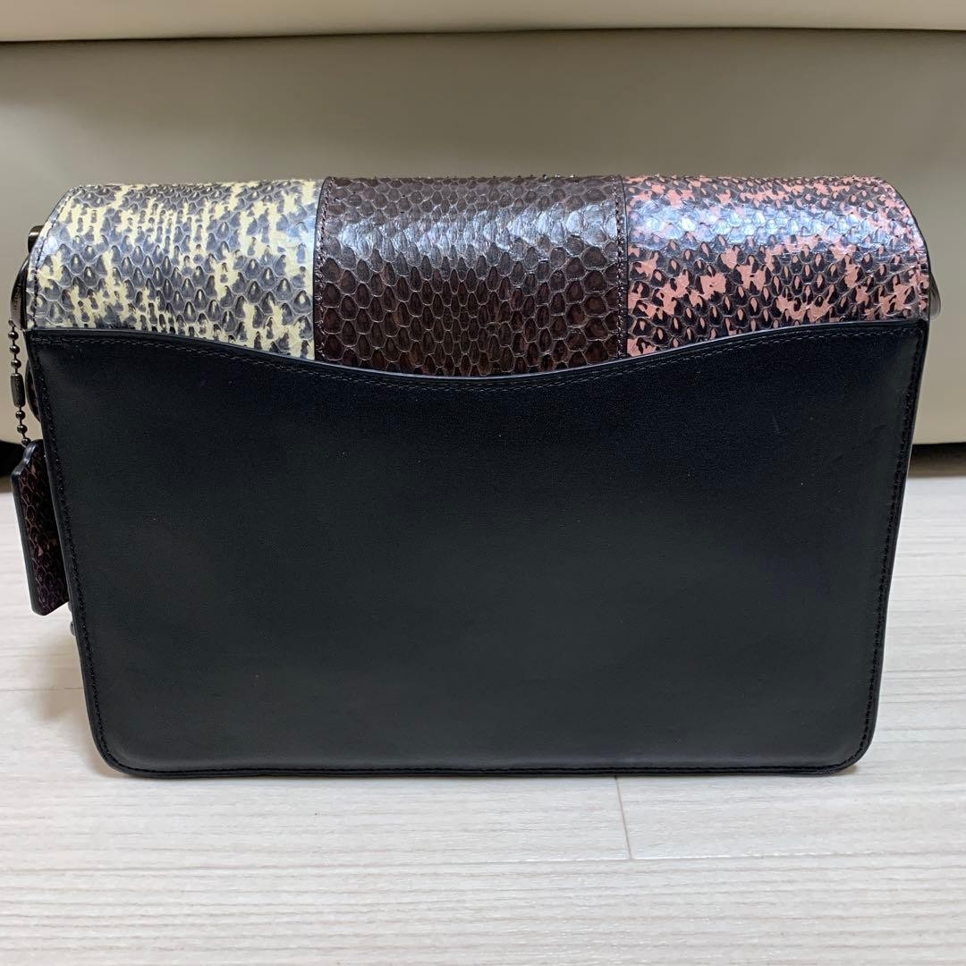 Coach Dreamer Python Pattern 2Way Shoulder Bag Ex… - image 5