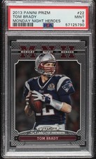 2013 Panini Prizm Monday Night Heroes Tom Brady #22 PSA 9 MINT 0sf1