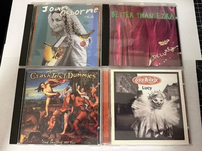 Lot Of 4 CD S, 90s Rock Joan Osbourne Crash Test Better Than Ezra Candlebox
