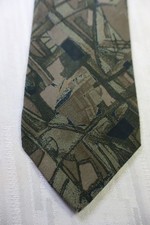 Pierre Balmain Paris en Soie Noeu Cravate Made IN Italy Vintage