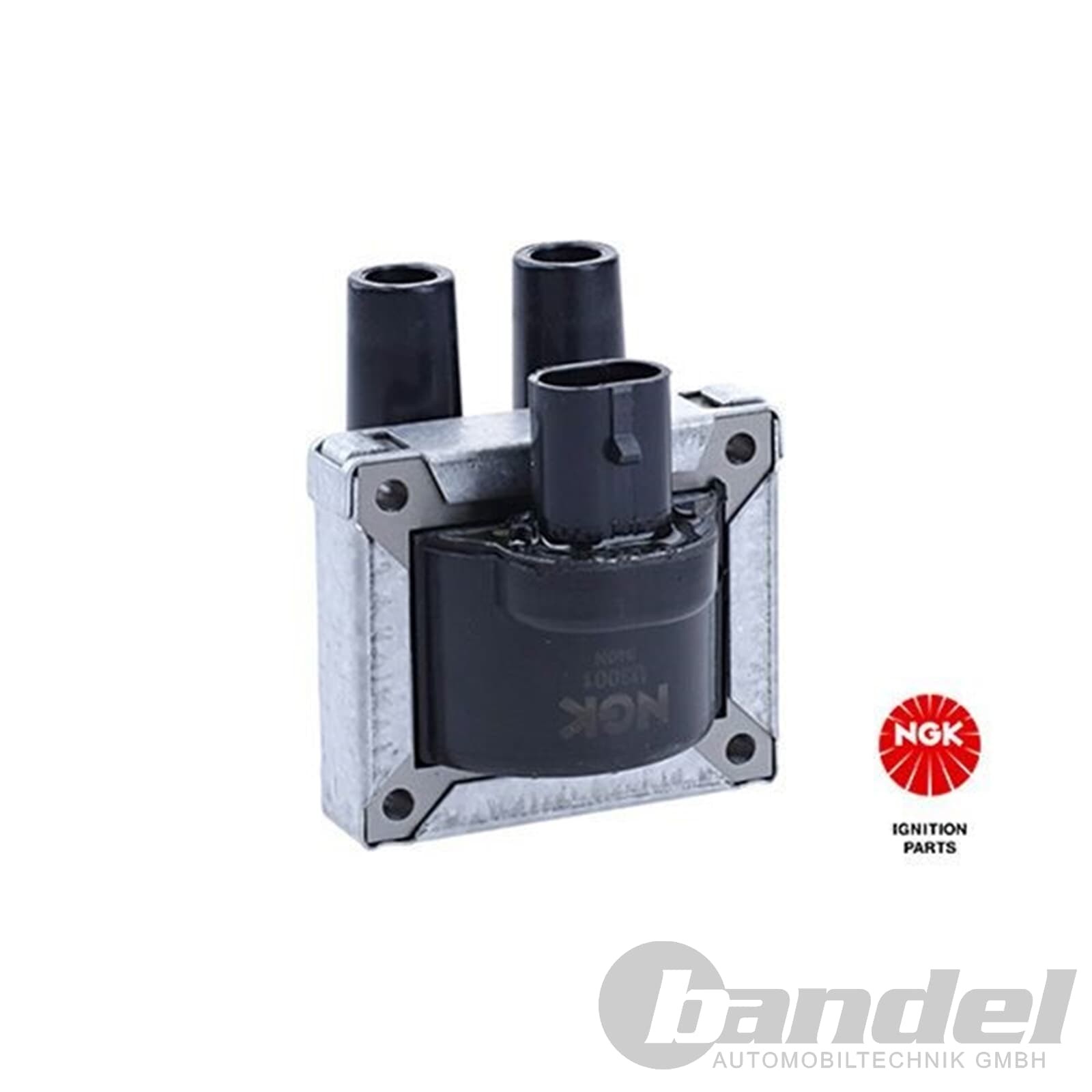 Kit Cavi Accensione Ngk + Candele + Bobine Nero 3,0 Mm Fiat Panda 169 Punto 188 - Miniatura 3