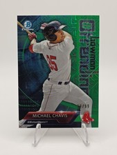 2018 Bowman - #Bowman Trending Michael Chavis ##-MC Green Mojo Refractor /99...