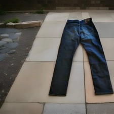 WRANGLER Jeans Size 29 X 30 Men's Five Star Premium Athletic Fit Blue Denim