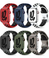 Silicone Strap Sport Band for Apple Watch 11 10 9 8 7 6 5 4 SE 40-49mm Ultra 3 2