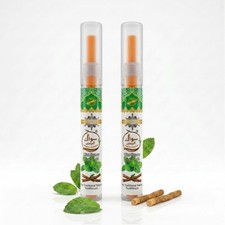 Pack of 2 Mint Miswak with 6-Inch Luxury Protective Holders